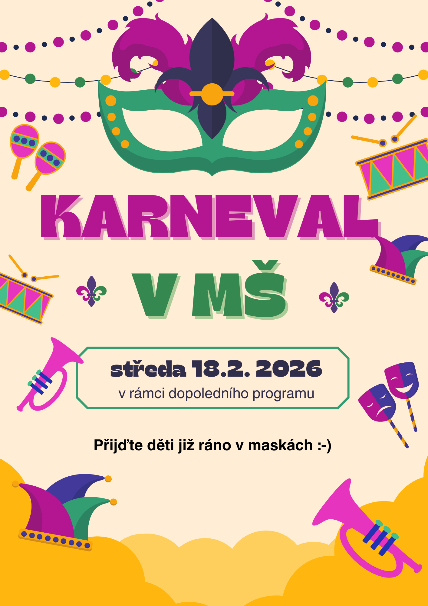 Plakát na karneval