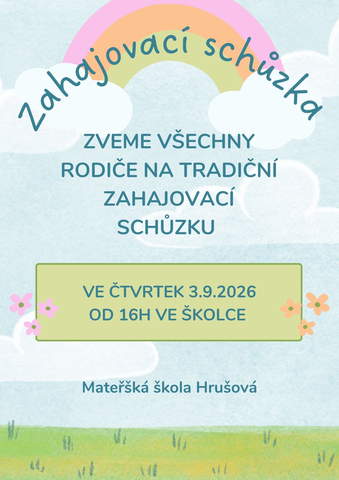 Zahajovací schůzka